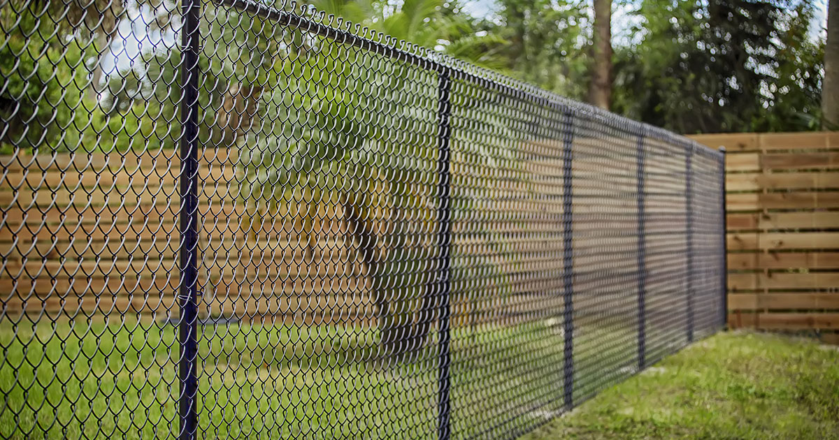 Chain Link Fence Contractor South Florida - Galvanized Chain Link Fence